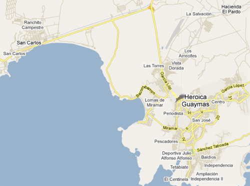 san-carlos-guaymas-map